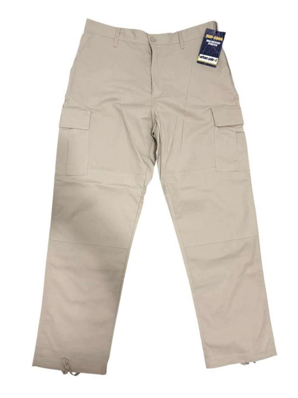 Urban Patrol Cargo Tactical Pants Style #3906 Size Large Color Khaki NWT